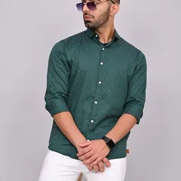 clothrack Mens Printed Full Sleeve 100% Cotton Shirt-picture-24