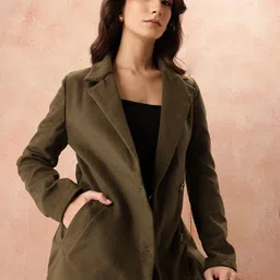 all about you Single Breasted Knee Length Overcoat image 4
