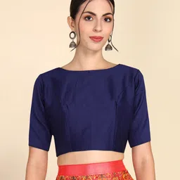 figureup Boat Neck Women Blouse-picture-21