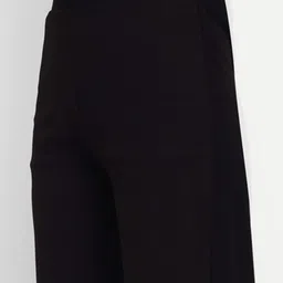 broadstar Women Loose Fit Black Lycra Blend Trousers image 4