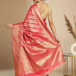 Anouk Rustic Woven Design Organza Banarasi Saree image 2