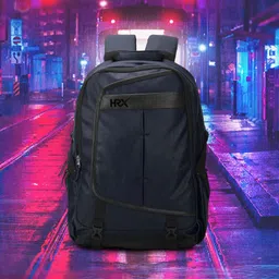 hrx by hrithik roshan Large 35 L Laptop Backpack ASHPER CB Unisex Leather Backpack with Rain Cover-picture-17