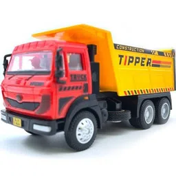 AR Kids Toys Kids Magna Construction Tipper Truck Toy Pull Back Action Vehicle-picture-14