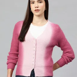 Pierre Carlo Ombre Dyed Ribbed Cardigan-picture-37