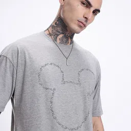 kook n keech disney Kook N Keech Oversized Fit Disney Mickey Mouse Graphic Printed Pure Cotton T-shirt image 3
