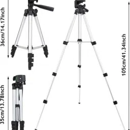 Planetoid Tripod Stand With 3-Way Head Tripod for Digital Camera DV Camcorder, Tripod 3110 Tripod Kit image 3