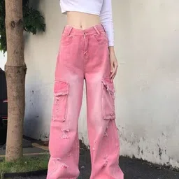 StyleCast Women Regular Fit Mid-Rise Cargo Styles Jeans-picture-42