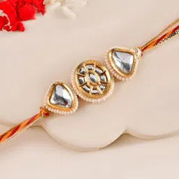 Myntra Elegant Homes Set Of 3 Rakhi With Roli Chawal & Greetings Card-picture-18
