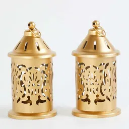 zab overseas Metal hanging Lantern and table top for decor Gold Iron Hanging Lantern Gold Iron Hanging Lantern-picture-43