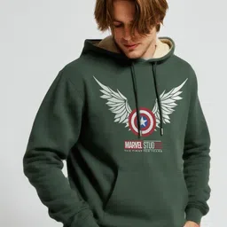 MaverIQ Men Printed Hooded Sweatshirt-picture-16