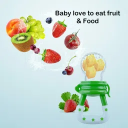 bkdt marketing Silicone Food/Fruit Nibbler, Baby Teether, Infant, BPA Free Teether and Feeder image 5