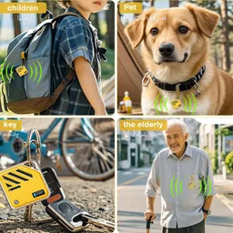 zomei Bluetooth GPS Item Finder with Loop Key Luggage Dog Kid Elder Tracker No Battery Location Smart Tracker image 4