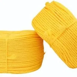singhal PP Rope 6mm x 100 Mtr Multipurpose Strong Plastic Rope for Household Yellow-picture-15