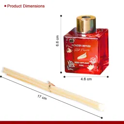pan aromas Wonder Series Reed Diffuser - 50ml - Red Passion image 2