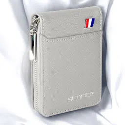 storite Men Casual, Formal, Travel, Trendy Grey Artificial Leather Wallet-picture-15