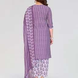 moda rapido Unstitched Crepe Salwar Suit Material Geometric Print image 3