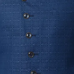 peter england Men Single Breasted Textured Suit image 4