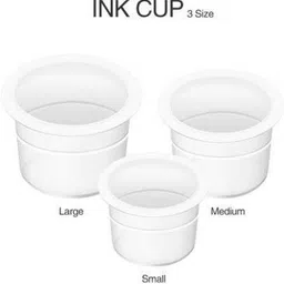 Shield Plus Small Ink Cups Pack of 100 Disposable Ink Holders for Artists Permanent Tattoo Kit image 2