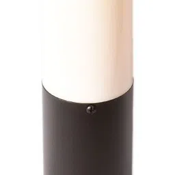 bene Benjamin Bollard 32 cm (Milky, Black, Pack of 1) Post Light Outdoor Lamp-picture-23