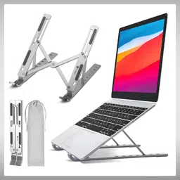 Miniaura Adjustable Laptop Stand Ergonomic Portable Tablet Stand Foldable_F5 Adjustable Laptop Stand Ergonomic Portable Tablet Stand Foldable_F8 Aluminium Desk Stand Rotatable Laptop Stand with Adjustable Height Compatible with Universal Laptops-picture-34