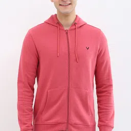allen solly Men Full Sleeve Solid Hooded Sweatshirt-picture-36