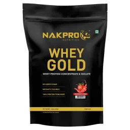 Nakpro Whey Gold Protein Concentrate,  4.4 lb  Strawberry -image-99