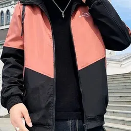 zyrona Men Colorblock Casual Jacket-picture-20
