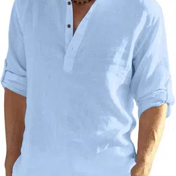 edin Pack of 2 Men Solid Pure Cotton Straight Kurta-picture-31