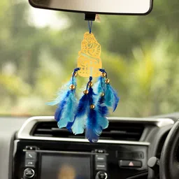 Car Hanging Sai Baba Windchime Wall Hanging for Home, Garden & Festive Decor Feather Dream Catcher-picture-47