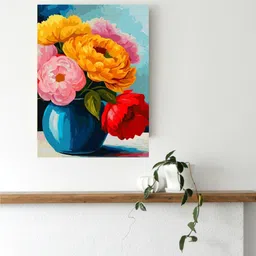 craftmate Framed Paint by Numbers Canvas Art and Craft Kit | 16 inch x 12 inch image 2