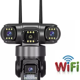 OSQD WiFi Smart 3 Lens Dual Screen PTZ Camera Motion Sensor Two-Way Audio Security Camera-picture-43