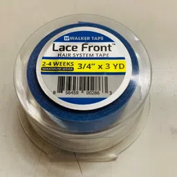 golden hair int Walker 3/4" X3 yards Blue color lace front tape for hair wigs hair system tape Hair Accessory Set-picture-14