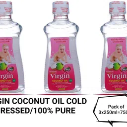 greennut Extra Virgin Coconut Oil Cold Pressed Pack of 3*250ML Hair Oil-picture-12