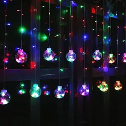 see inside 200 LEDs 2.5 m Multicolor Flickering Ball Rice Lights-picture-16