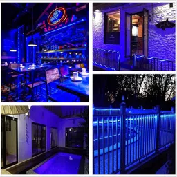 savaliya technology 72 LEDs 5 m Blue Steady Strip Rice Lights image 3