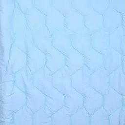 Doristyle Blue 250 GSM Solid Microfiber Single Bed Baby Blanket image 5