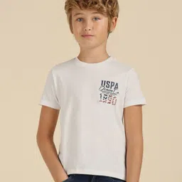 U.S. Polo Assn. Kids Boys Brand Logo Printed T-shirt-picture-24