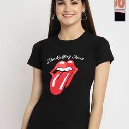 Dreambe Women Typography Printed T-shirt-picture-30