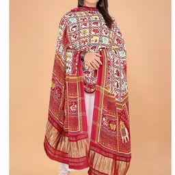 Desibutik Women Ethnic Motifs Printed Dupatta image 3
