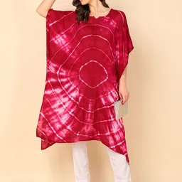 CORSICA Women 1 Tie and Dye Dyed Kaftan Midi Dress-image-88