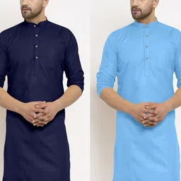 Krudha Fashion Men Thread Work Pathani Kurta-picture-35