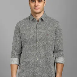 Louis Philippe Sport Men Slim Fit Abstract Printed Spread Collar Cotton Casual Shirt-picture-18