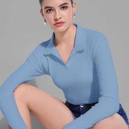 Maheshvi Women Shirt Collar Long Sleeves Top-picture-10