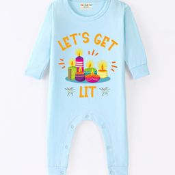 BLUSHES Infants Printed Pure Cotton Romper-picture-35