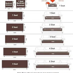 House of Quirk Fur Ball Chenille Non Slip Washable Sofa Cover Four Seater image 4