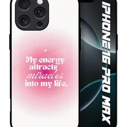 QRIOH Typography Printed iPhone 16 Pro Max Back Case Mobile Accessories-picture-28