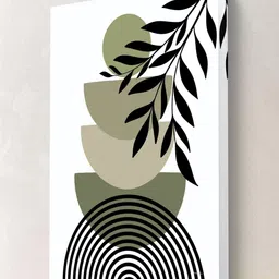 Myntra Elegant Homes White Canvas Wall Paintings image 5