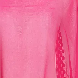 Karthav Fashion Floral Embroidered Mirror Work Chiffon Dupatta image 4