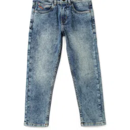 TALES & STORIES Boys Slim Fit Mid-Rise Washed Denim Stretchable Jeans-picture-12