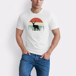 Seekbuylove Men Printed Bio Finish T-shirt image 3